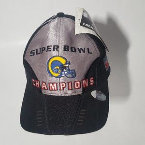 Vintage St. Louis Rams Logo Athletic 2000 Super Bowl XXXIV NFL Hat/Cap NWT NOS